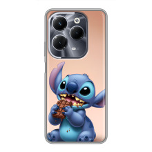 Чехол с рисунком Стич для Infinix Hot 40 Pro – Стич с шоколадом