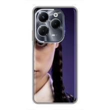 Чехол с дизайном Венздей 2 на Infinix Hot 40 Pro (Глаза Уэнсдей)