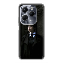 Чехол с дизайном Венздей 2 на Infinix Hot 40 Pro (Уэнсдей в костюме)