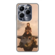 Чехол как приручить дракона на Infinix Hot 40 Pro (Фильм дракон)