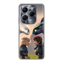 Чехол как приручить дракона на Infinix Hot 40 Pro (Гикавка и Астрид)