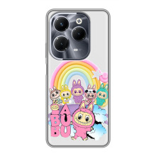 Чехол с Лабубу на Infinix Hot 40 Pro (Фон Лабубу)