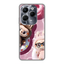 Чехол с Лабубу на Infinix Hot 40 Pro (Игрушка Лабубу)