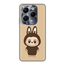 Чехол с Лабубу на Infinix Hot 40 Pro (Коричневый Лабубу)
