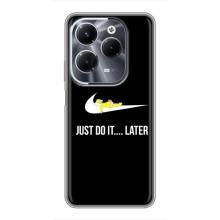Чехол с логотипом Найк на Infinix Hot 40 Pro (Nike just do it)