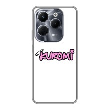 Чехол с персонажем Куроми на Infinix Hot 40 Pro – Лого Куроми