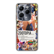 Чехол Зоотрополіс на Infinix Hot 40 Pro – Коллаж Зоо