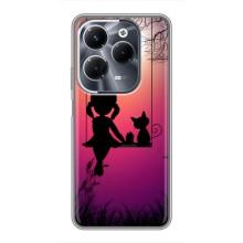 Дівчачий Чохол для Infinix Hot 40 Pro – На гойдалці