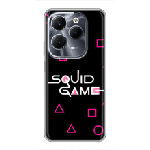 Чохол Гра в кальмара для Infinix Hot 40 Pro – Лого гра кальмара