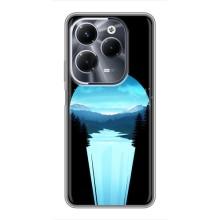 Летний Чехол на Infinix Hot 40 Pro – Синий Водопад