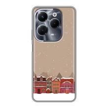 Новорічні, Святкові Чохли для Infinix Hot 40 Pro - 2024 год (Зимове місто)
