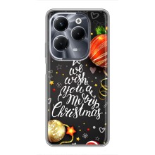 Рождественские Чехлы для Infinix Hot 40 Pro (VPrint) (Елочка)