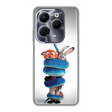 Силіконовий чохол з принтом Зоотрополіс для Infinix Hot 40 Pro – Змія Зоо