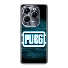 Чехол (TPU) с картинкой "Лого Пабг" на Инфиникс ХОТ 40 Про (Лого PUBG)