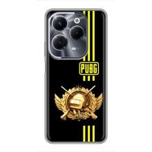 Чехол (TPU) с картинкой "Лого Пабг" на Инфиникс ХОТ 40 Про (Лого PUPG)