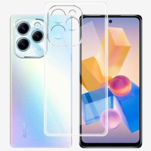 TPU чохол Epic Transparent 1,5mm Full Camera для Infinix Hot 40 / 40 Pro / Tecno Spark 20 Pro – Прозорий