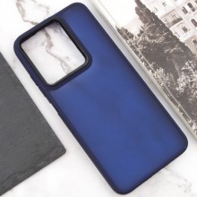 Чехол TPU+PC Lyon Frosted для Infinix Hot 40 – Navy Blue