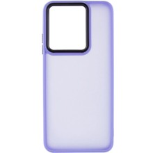 Чехол TPU+PC Lyon Frosted для Infinix Hot 40 – Фиолетовый