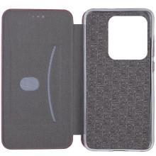 Кожаный чехол-книжка Classy для Infinix Hot 40 / 40 Pro / Tecno Spark 20 Pro – Бордовый