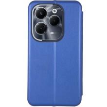 Кожаный чехол-книжка Classy для Infinix Hot 40 / 40 Pro / Tecno Spark 20 Pro – Синий