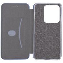 Кожаный чехол-книжка Classy для Infinix Hot 40 / 40 Pro / Tecno Spark 20 Pro – Синий