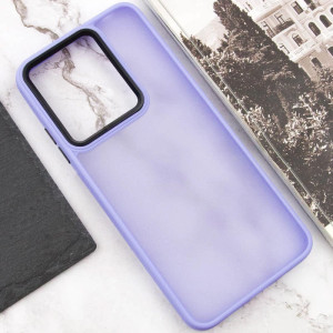 Чохол TPU+PC Lyon Frosted для Infinix Hot 40 – Фіолетовий