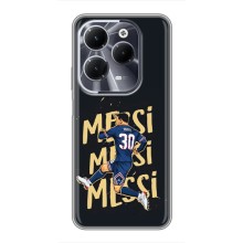 Чехлы для Infinix Hot 40 (Leo чемпион) (AlphaPrint) – Messi ПСЖ