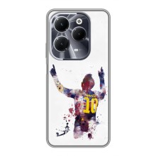 Чехлы Месси для Infinix Hot 40 (AlphaPrint) (Messi Barca)