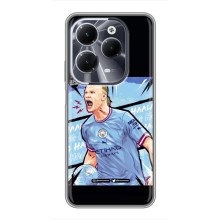 Чехлы с футболистом Ерлинг Холанд для Infinix Hot 40 (AlphaPrint) (гол Эрлинг Холланд)