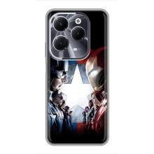 Чехлы с героями Марвел Infinix Hot 40 (VPrint)