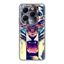 Чехлы с изображением разных животных для Infinix Hot 40 (Яркий Тигр)