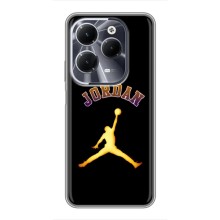 Чохли для Infinix Hot 40 - з картинкою JORDAN (AlphaPrint) (Jordan Gold)