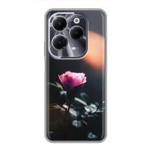 Чехлы с принтом Розочки для Infinix Hot 40 – Цветок ночной