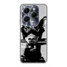 Чехол ДОБЕРМАН для Infinix Hot 40 – Опасный доберман