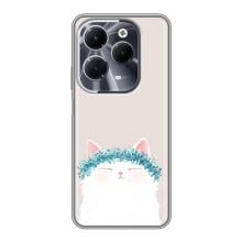 Чохол на тематику: Коти для Infinix Hot 40 – Білий котик