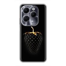 Чехол с изображением  вкусной еды для Infinix Hot 40 – Чёрная клубника
