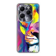 Чехол с картинкой на Infinix Hot 40 – Яркий Лев