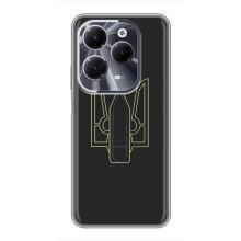 Чехол с картинкой (Патриотический ГЕРБ) на Infinix Hot 40 (Герб - Молотова)