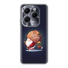 Чехол Санта Клаус для Infinix Hot 40 (Подарки от Санты)
