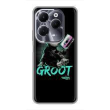 Чехол Супергерои Марвел на Инфиникс ХОТ 40 (Groot)