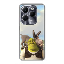 Чохол з мультфільмом Шрек на Infinix Hot 40 – Шрек і осел