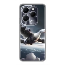 Чехол с мемом Тралалело тралала на Infinix Hot 40 (Бомбардини гусини)