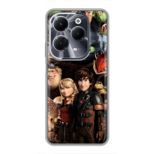 Чохол як приборкати дракона на Infinix Hot 40 – Персонажі дракона