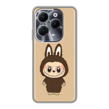 Чохол з Лабубу на Infinix Hot 40 (Коричневий Лабубу)
