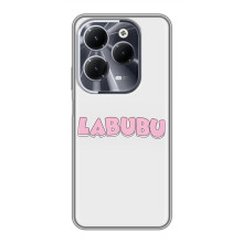 Чохол з Лабубу на Infinix Hot 40 (Лого Лабубу)