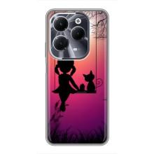 Девчачий Чехол для Infinix Hot 40 – На качели
