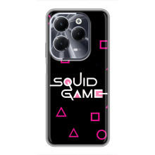 Чохол Гра в кальмара для Infinix Hot 40 – Лого гра кальмара