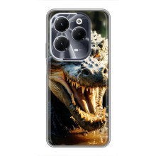 Чохол з картинкою 'Хижаки' для Infinix Hot 40 – Крокодил