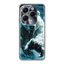 Чохол з картинкою 'Хижаки' для Infinix Hot 40 – Ведмідь