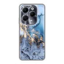 Мраморный чехол на Infinix Hot 40 (VPrint) (Нежный мрамор)